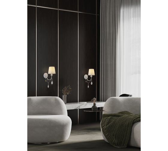 Настенный светильник Мелодия Света PL4735-1W WT 000056997