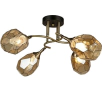 Потолочный светильник Мелодия Света P5522-4 BK+AB 000029934