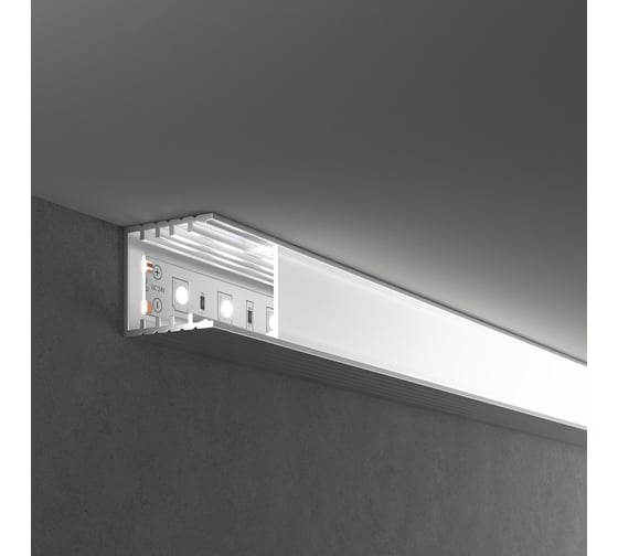 Накладной алюминиевый профиль для led ленты Elektrostandard - ll-2-alp016 (под ленту до 12,4mm) a061361