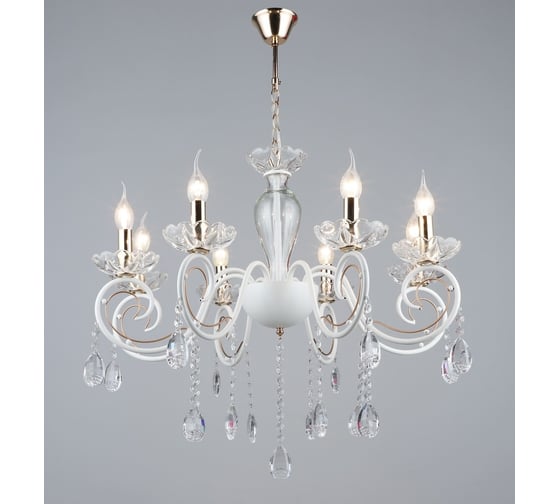 Подвесная люстра Мелодия Света P9850-8 WT+GD 000054542 1