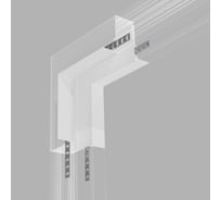 Угловой внутренний коннектор для встраиваемого шинопровода Elektrostandard - slim magnetic белый 85093/00 a061240