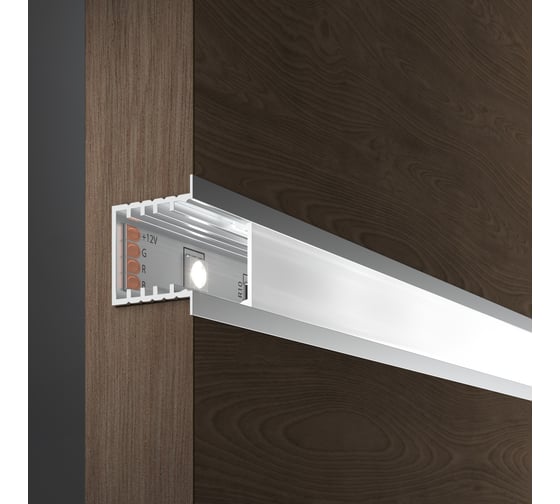 Встраиваемый алюминиевый профиль для led ленты Elektrostandard - ll-2-alp017 (под ленту до 12,4mm) a061362