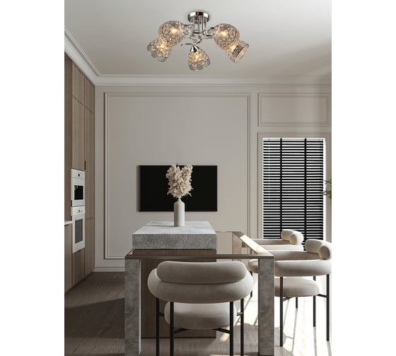 Потолочный светильник Мелодия Света P6153-5 GD 000022291 1