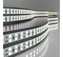 Светодиодная двухрядная лента Elektrostandard 240led 18w ip20 6500к холодный белый (2835 24v 240led 18w ip20) a061091