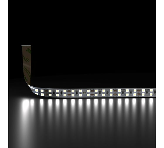 Светодиодная двухрядная лента Elektrostandard 240led 18w ip20 6500к холодный белый (2835 24v 240led 18w ip20) a061091