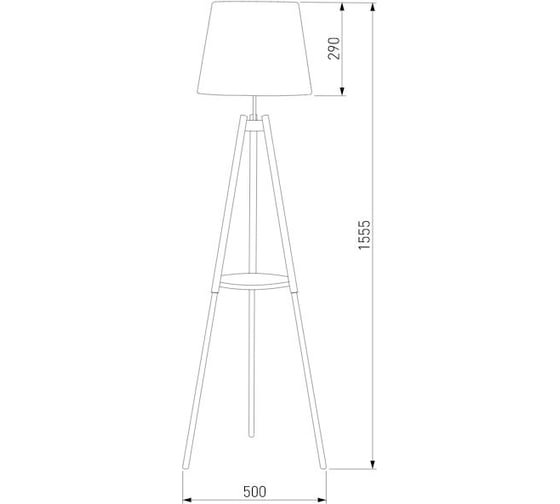 Напольный светильник TK Lighting - 1092 / lozano 1 белый 00000073264