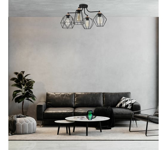 Потолочный светильник TK Lighting - 1645 / galaxy 4 черный 00000080047