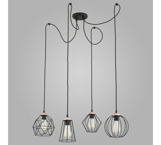 Подвесной светильник TK Lighting - 1646 / galaxy 4 черный 00000077554 1