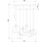 Подвесной светильник TK Lighting - 2164 / cubus янтарный a043122 2