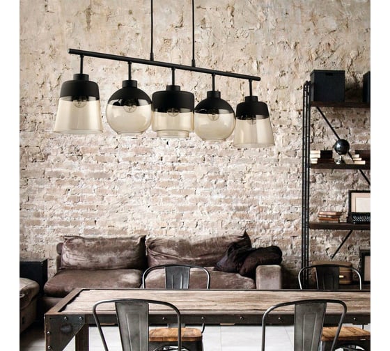 Подвесной светильник TK Lighting - 2382 / amber черный 00000082814
