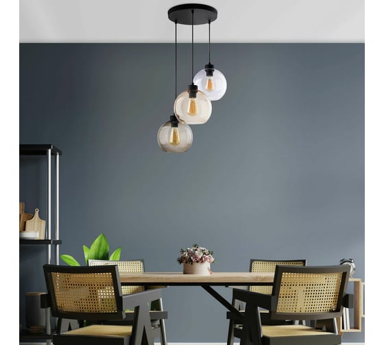 Подвесной светильник TK Lighting - 2831 / cubus дымчатый a049306