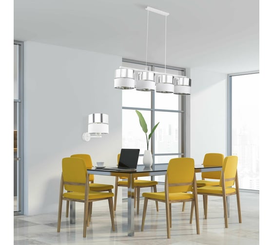 Подвесной светильник TK Lighting - 4177 / hilton silver белый a048902