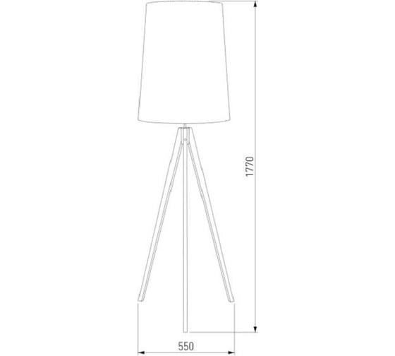 Напольный светильник TK Lighting - 5046 / walz серый a059614