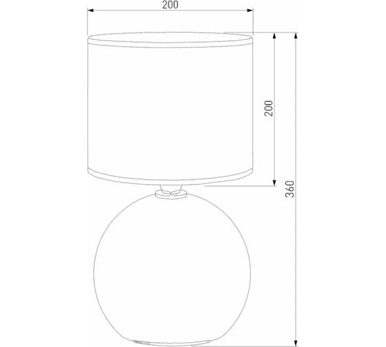 Настольный светильник TK Lighting - 5066 / palla белый a058068