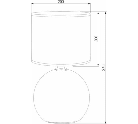 Настольный светильник TK Lighting - 5068 / palla черный a058070