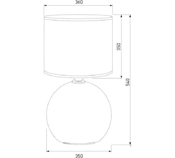 Настольный светильник TK Lighting - 5089 / palla графит a058072
