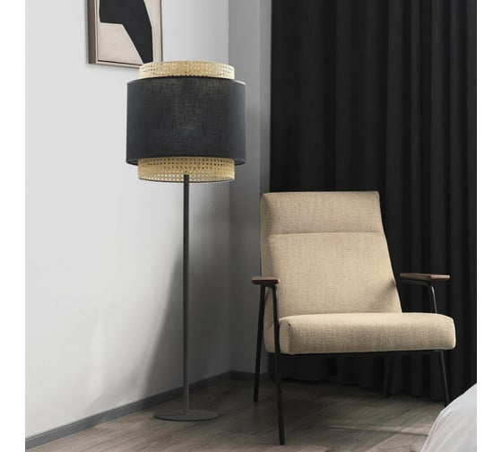 Напольный светильник TK Lighting - 5568 / boho black бежевый a058470