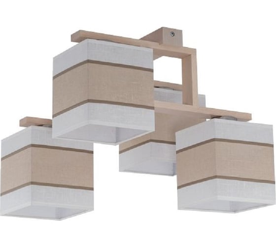 Потолочный светильник TK Lighting - 562 / lea white 4 бежевый 00000070244 1
