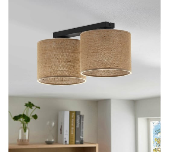 Потолочный светильник TK Lighting - 6583 / juta коричневый a059937