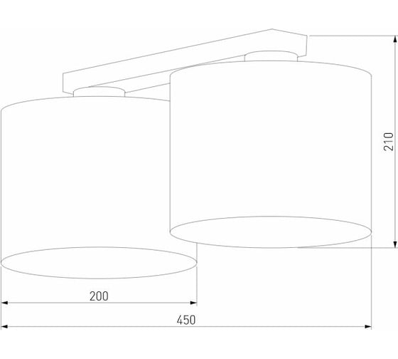 Потолочный светильник TK Lighting - 6583 / juta коричневый a059937