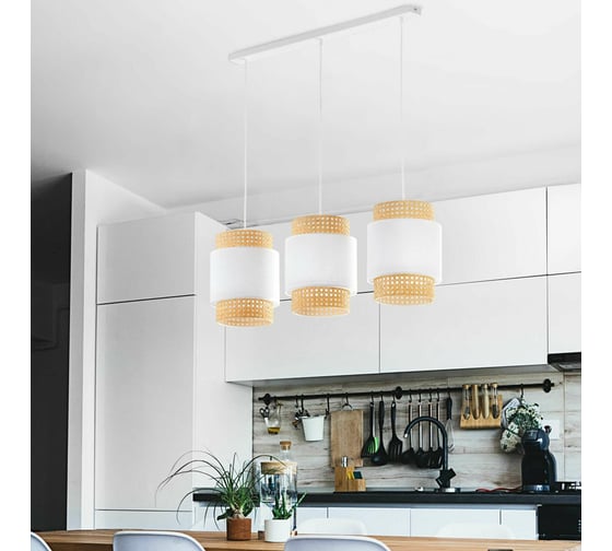 Подвесной светильник TK Lighting - 6531 / boho white бежевый a058465