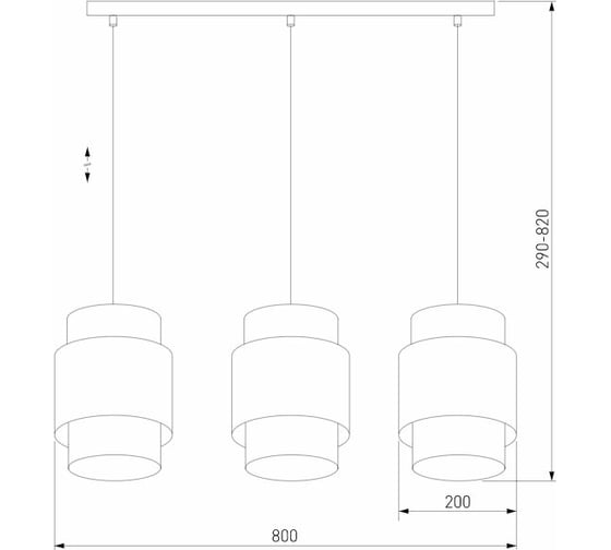 Подвесной светильник TK Lighting - 6541 / boho black бежевый a058471