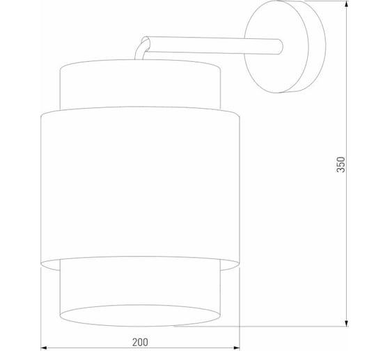 Настенный светильник TK Lighting - 6550 / boho black бежевый a058466