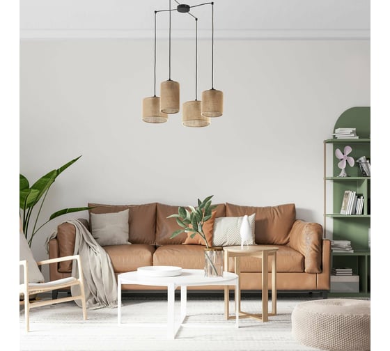 Подвесной светильник TK Lighting - 6585 / juta коричневый a059939