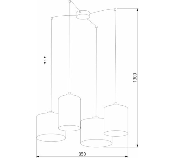 Подвесной светильник TK Lighting - 6585 / juta коричневый a059939