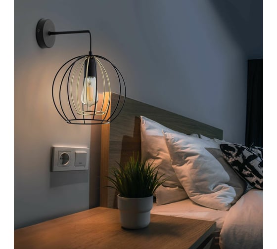 Настенный светильник TK Lighting - 6596 / jaula черный a059254