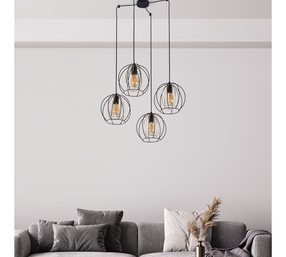 Подвесной светильник TK Lighting - 6598 / jaula черный a059252