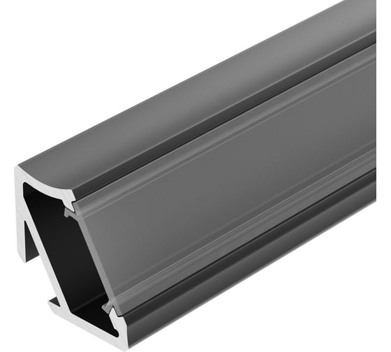 Профиль Arlight ALM-V60-2000 ANOD Black 2 м 0 26694 026694