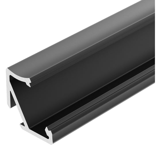 Профиль Arlight ALM-V60-2000 ANOD Black 2 м 0 26694 026694
