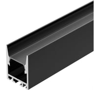 Профиль Arlight PDS-ZM-COMFY-2000 ANOD BLACK 2 м 0 32856 032856
