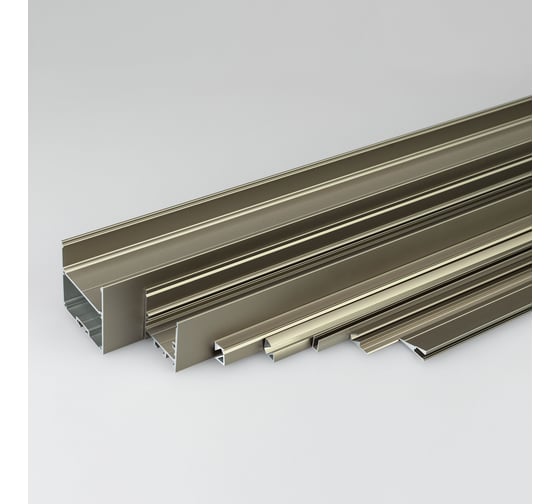 Профиль Arlight SL-BEVEL-H10-F14-2000 ANOD OLIVE GREY 2 м 0 38200 038200