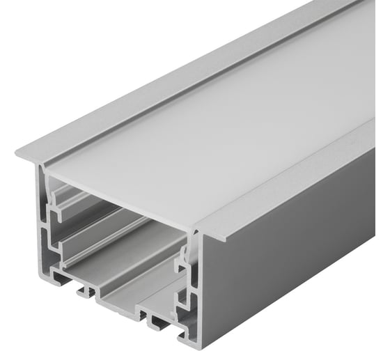 Профиль с экраном Arlight S2-LINIA69-F-2500 ANOD+OPAL 0 21177 021177