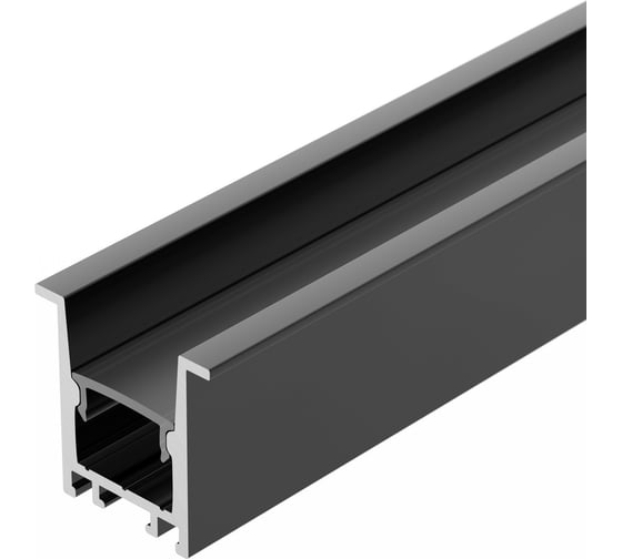 Профиль Arlight SL-COMFORT-2322-F-2000 ANOD BLACK 2 м 0 31771 031771