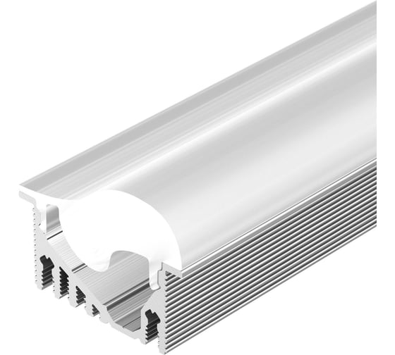 Профиль Arlight с экраном ALU-ASYMETRIC-2000 ANOD+FROST LENS 0 19270 019270