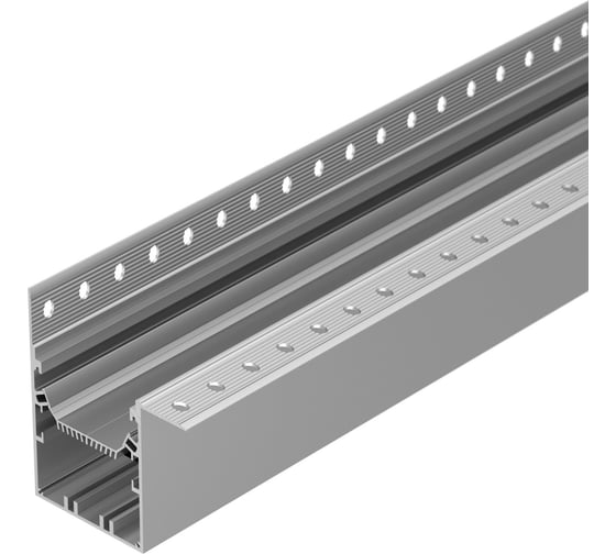Профиль Arlight SL-LINIA55-FANTOM-EDGE-2000 ANOD 2 м 0 27162 027162