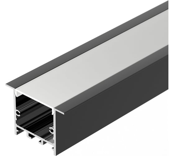 Профиль Arlight SL-LINIA49S-F-2000 ANOD BLACK 2 м 0 39389 039389