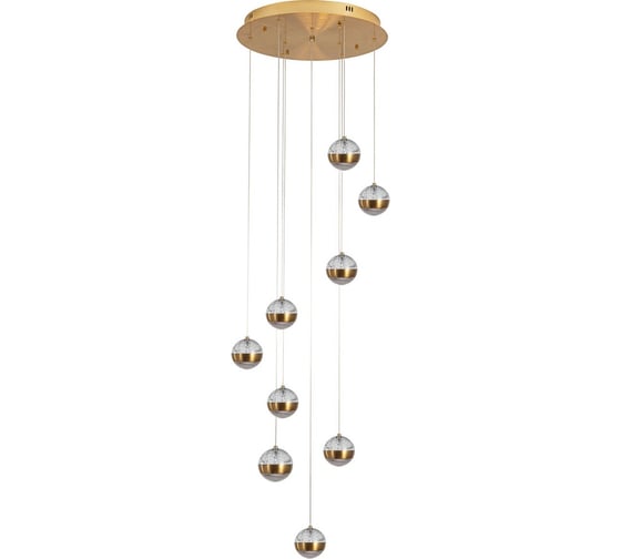 Люстра De Markt капелия 9x6W led 220V (пульт) 730010809