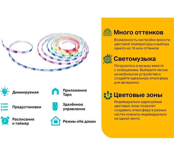 Умная светодиодная wi-fi лента TP-Link Tapo L920-5
