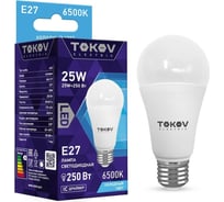Светодиодная лампа TOKOV ELECTRIC 25Вт А60 6500К Е27 176-264В TKE-A60-E27-25-6,5K