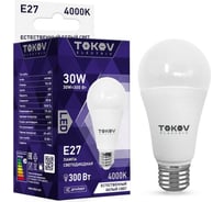 Светодиодная лампа TOKOV ELECTRIC 30Вт А70 4000К Е27 176-264В TKE-A70-E27-30-4K