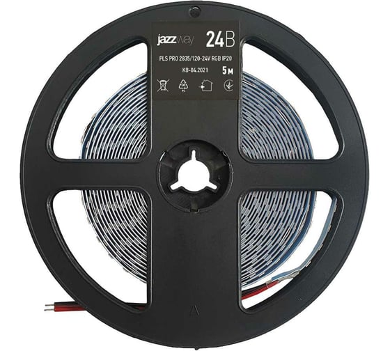 Светодиодная лента Jazzway  PLS 2835 RGB разноцвет. 24В (уп.5м) 5033986