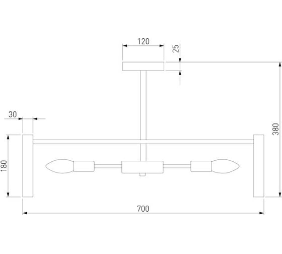 Потолочный светильник Bogate's 373/8 Smart золото a060886