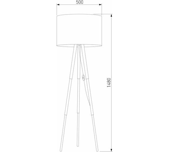 Напольный светильник TK Lighting 5285 Tokyo черный/светлое дерево a059904