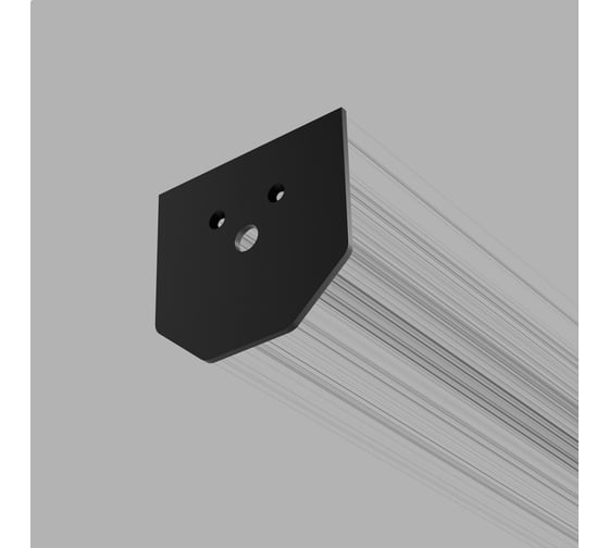 Заглушки для шинопровода Elektrostandard в натяжной потолок Slim Magnetic (2 шт.) 85125/00 черный a062152