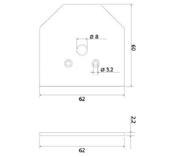 Заглушки для шинопровода Elektrostandard в натяжной потолок Slim Magnetic (2 шт.) 85125/00 черный a062152