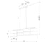 Подвесной светильник TK Lighting 4775 / Hilton Gold белый a062975 2